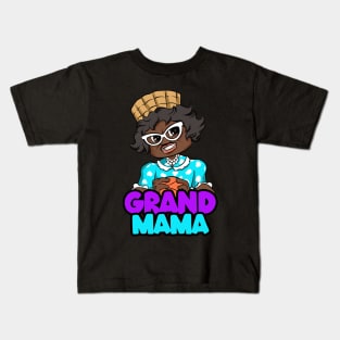 CARTOON GRANDMAMA Kids T-Shirt